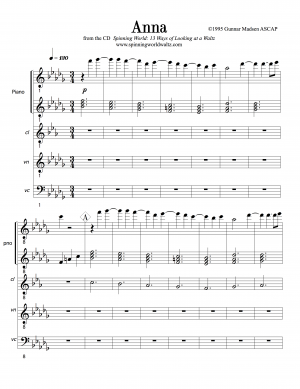 Anna - Full Score (from Spinning World)