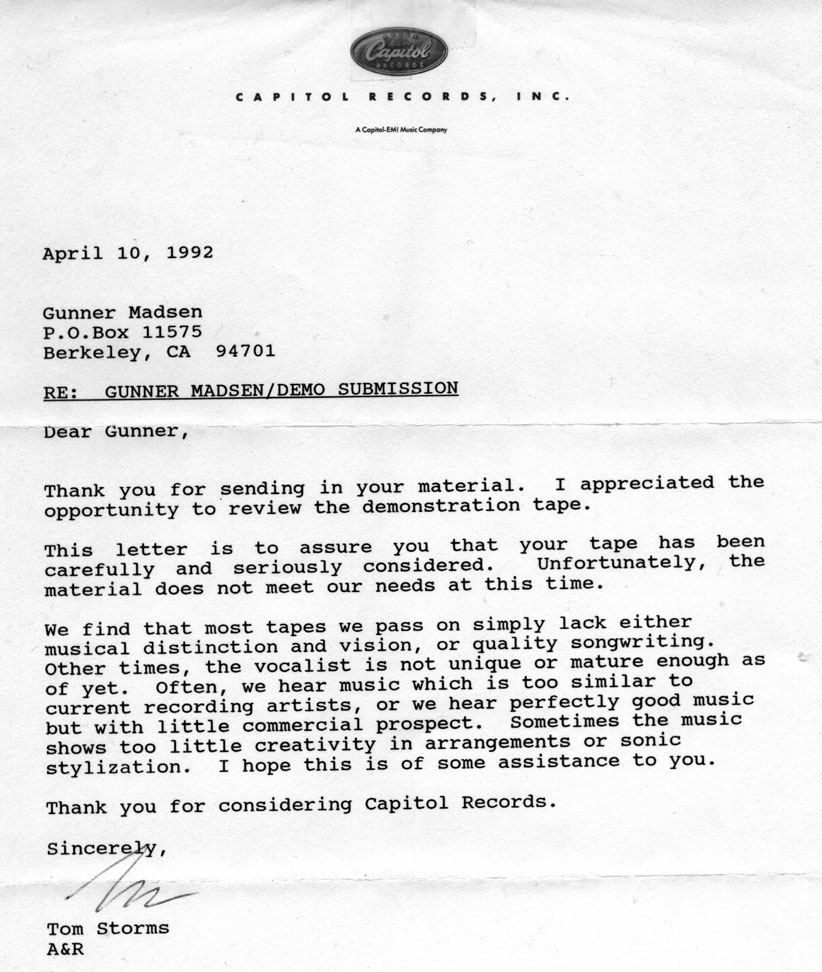 The Ultimate Rejection Letter